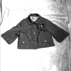 Black Cropped Jacket